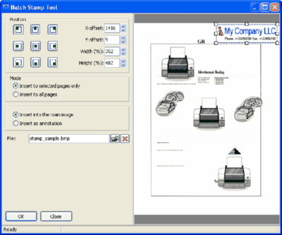 Multi-Page TIFF Editor. Screenshot 10. Stamp tool. Multi-Page TIFF Editor. Screenshot 10. Stamp tool.